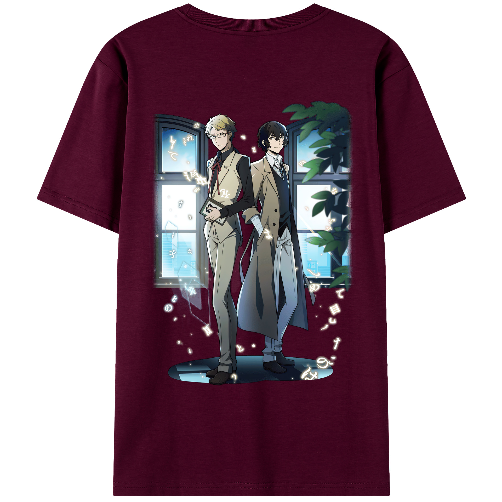 （画像用） 文豪ストレイドッグス Bungo Stray Dogs レディース半袖Tシャツ(バックプリント)